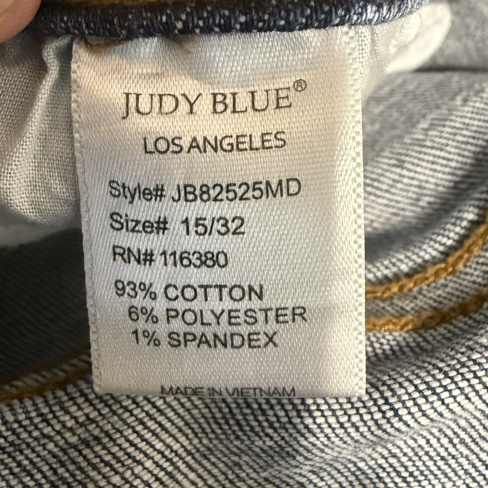Judy Blue Relaxed Fit Jeans Womens Size 15/32 Blue JB82525MD - Picture 6 of 7